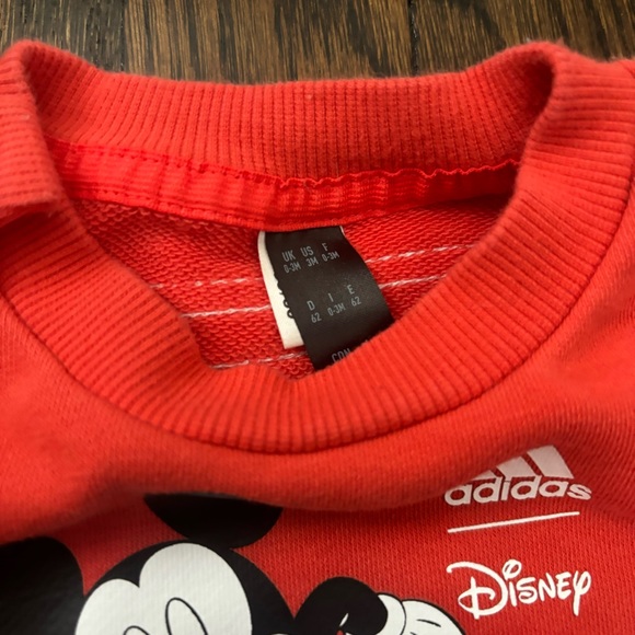 Adidas Mickey Mouse Jogger Set 0-3m - Picture 3 of 4